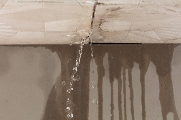 Professional Burst Pipe Cleanup technician working in Fairfield, CT